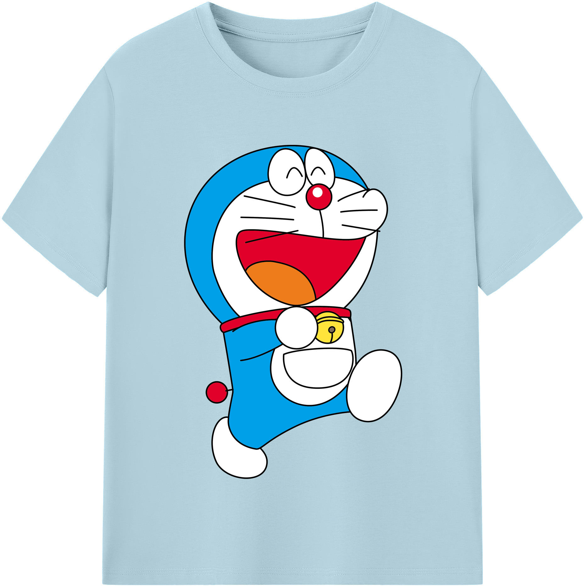 （画像用） ドラえもん Doraemon 綿100％半袖Tシャツ（フロントプリント）